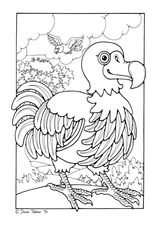 Målarbild dodo - dront
