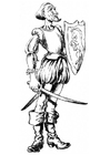 Målarbild don quixote