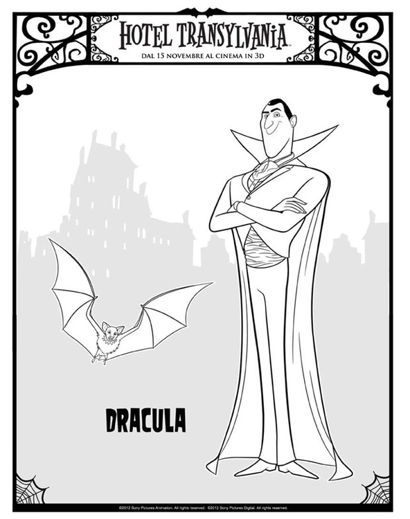 Målarbild Dracula