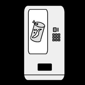 Målarbild dricka-automat