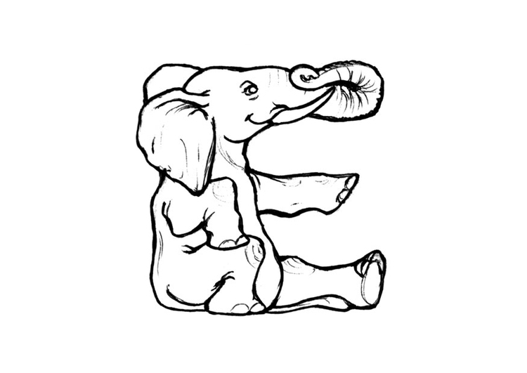 Målarbild  e-elephant