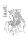 F�rgl�ggningsbilder egyptisk kvinna
