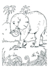 F�rgl�ggningsbilder elefant