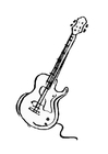 malarbild elgitarr