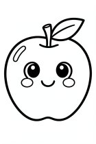 ett glatt äpple