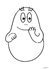 F�rgl�ggningsbilder Familjen Barbapapa - pojke