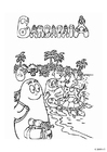 F�rgl�ggningsbilder Familjen Barbapapa - semester