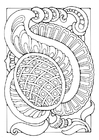 malarbild fantasiblomma