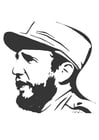 F�rgl�ggningsbilder Fidel Castro