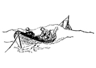 malarbild fiskare