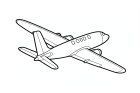 Målarbild flygplan