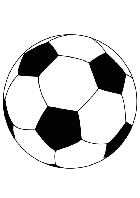 Målarbild fotboll