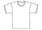 framsidan av t-shirt