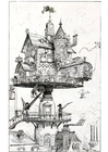 malarbild framtidshus - 1883