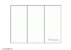 Målarbild Fransk flagga