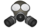 F�rgl�ggningsbilder gasmask