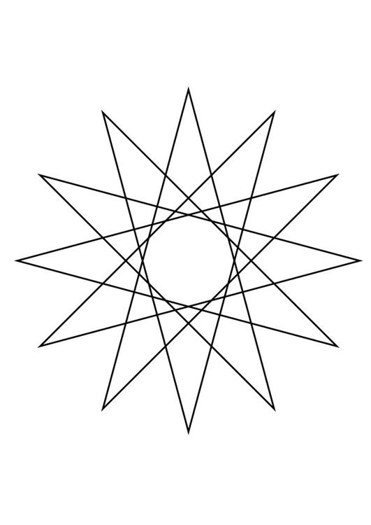 geometrisk figur - stjÃ¤rna