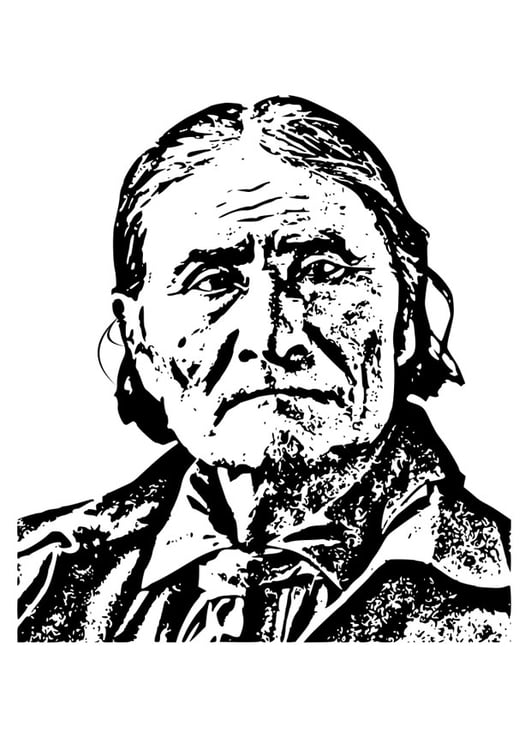 Målarbild Geronimo