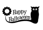 F�rgl�ggningsbilder Glad Halloween