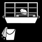 göra rent i hamsterburen