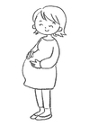 F�rgl�ggningsbilder gravid