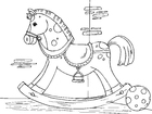 malarbild gunghäst
