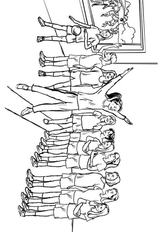 gymnastiklektion