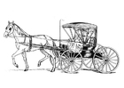 häst med vagn