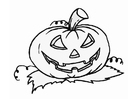 F�rgl�ggningsbilder halloween-pumpa