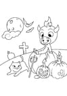 F�rgl�ggningsbilder Halloween