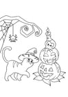 F�rgl�ggningsbilder Halloween