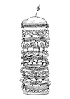 Målarbild hamburgare