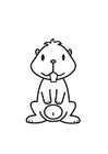 malarbild hamster