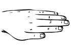 Målarbild hand