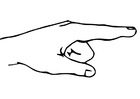 Målarbild hand