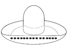 F�rgl�ggningsbilder hatt - sombrero