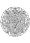 Målarbild havsskÃ¶ldpadda - mandala