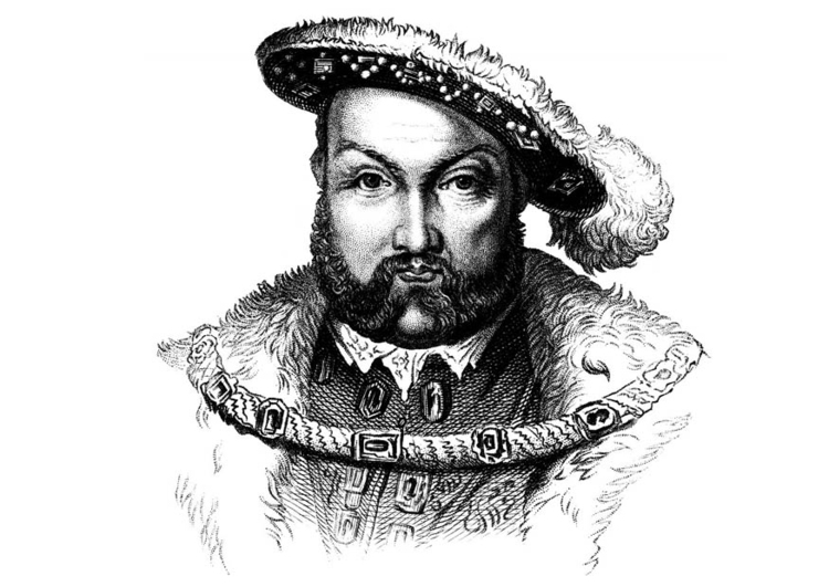 Målarbild Henrik VIII