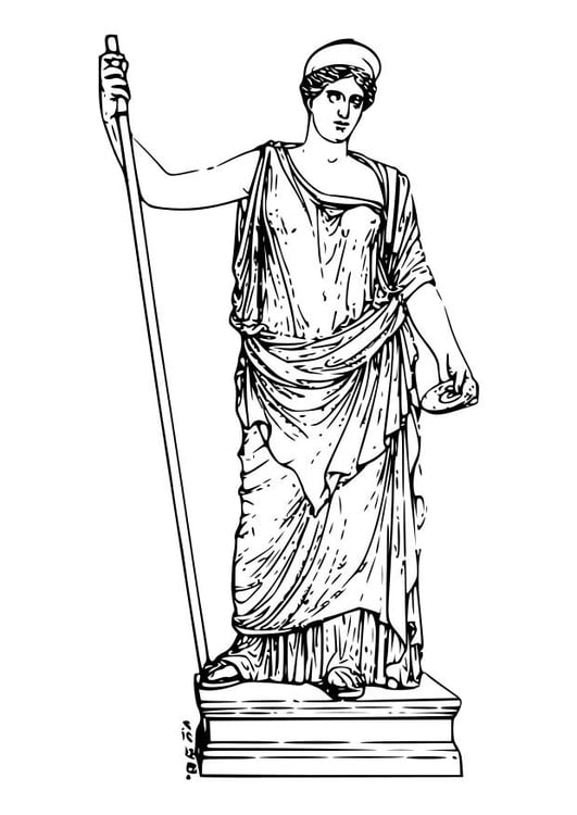 Målarbild Hera
