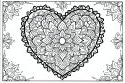 hjärtmandala