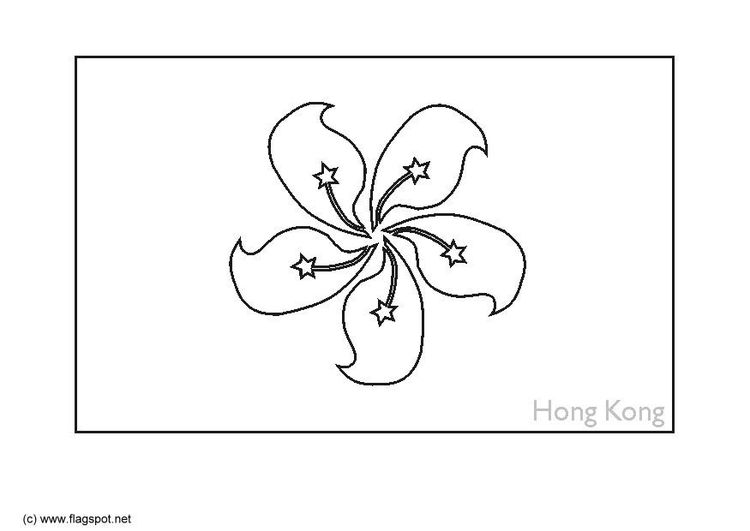 Målarbild Hongkong