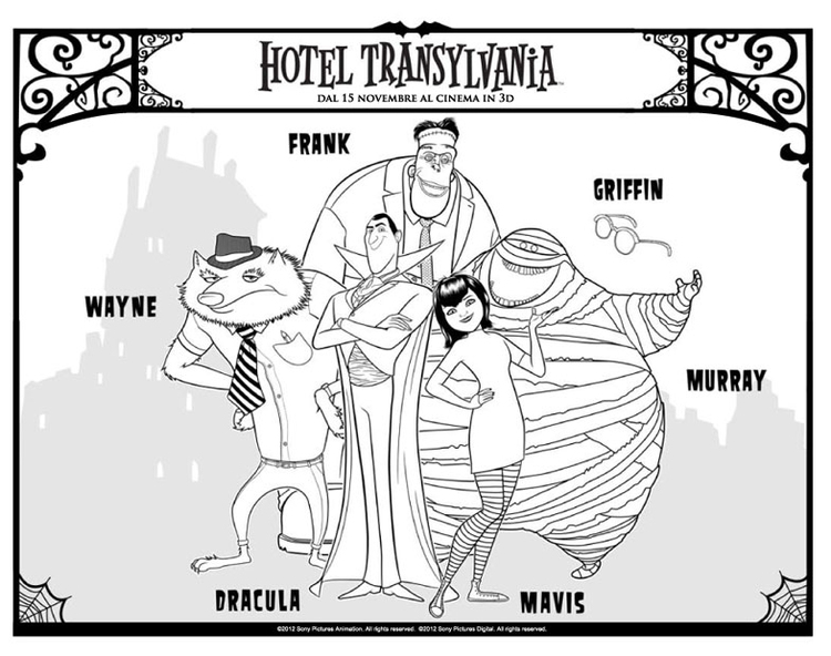 Målarbild Hotel Transilvania