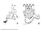 Målarbild insekter