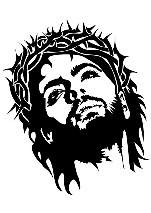 Målarbild Jesus