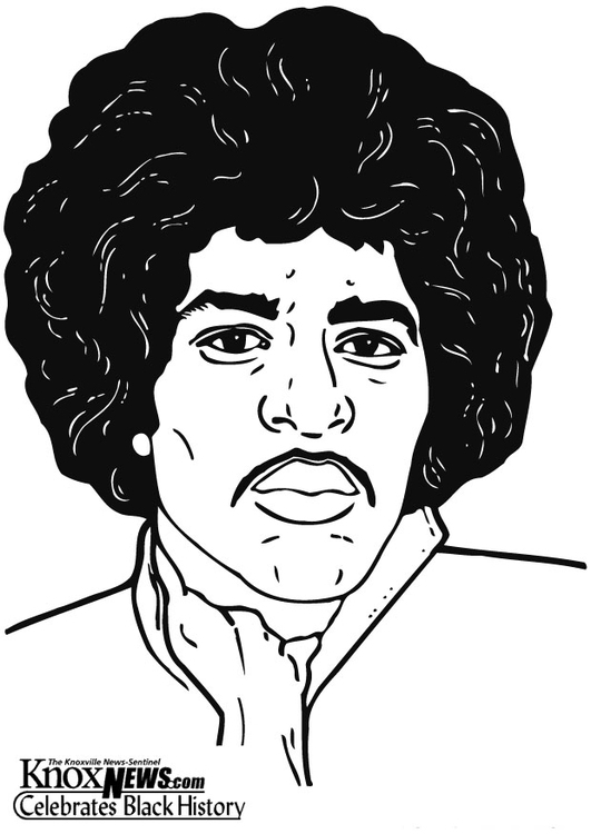Målarbild Jimi Hendrix