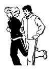 malarbild jogga