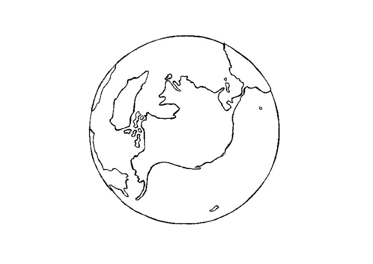 Målarbild Jorden