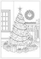 Julgran med presenter