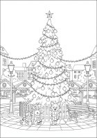 Julgranen på julmarknaden
