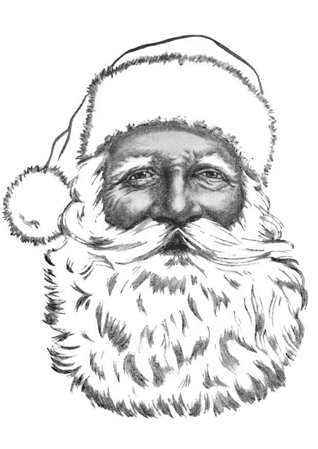 Målarbild jultomten